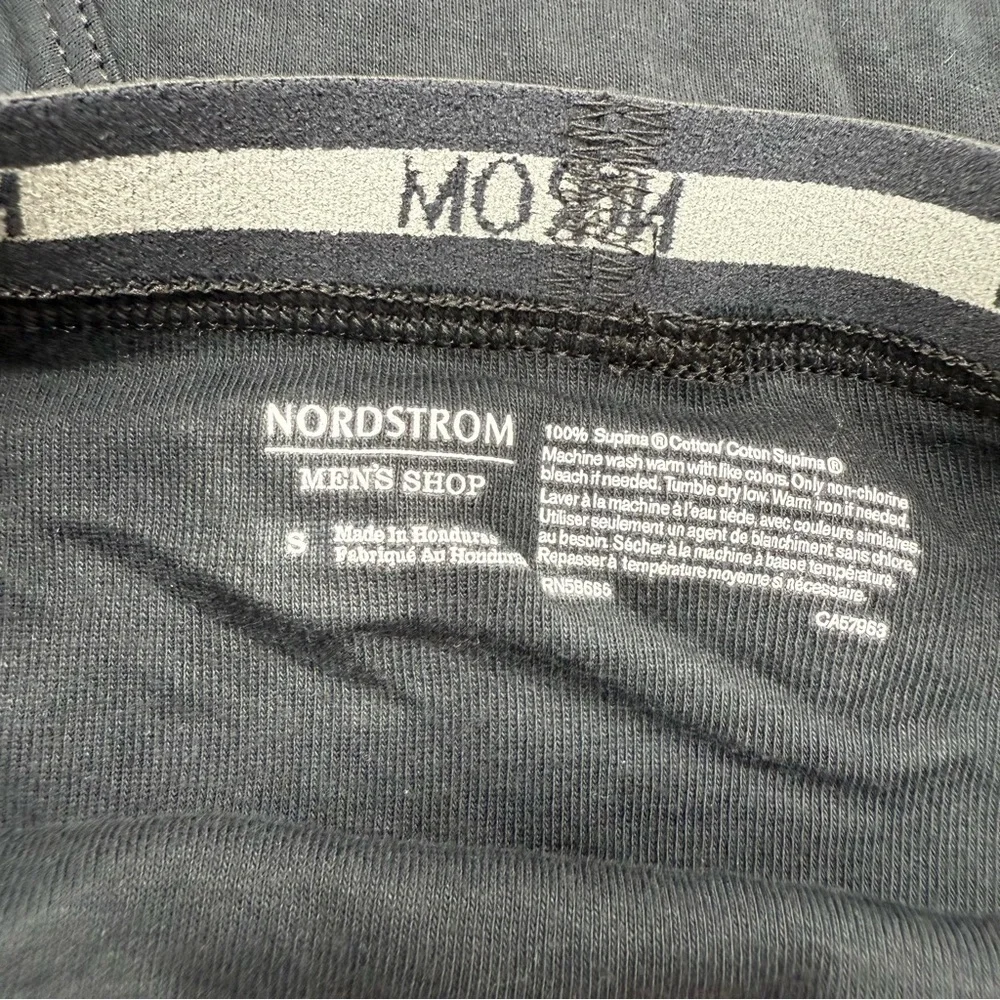 Nordstrom Men’s Boxer Briefs Small Black Supima Cotton 2 Pack Classic Fit NWOT